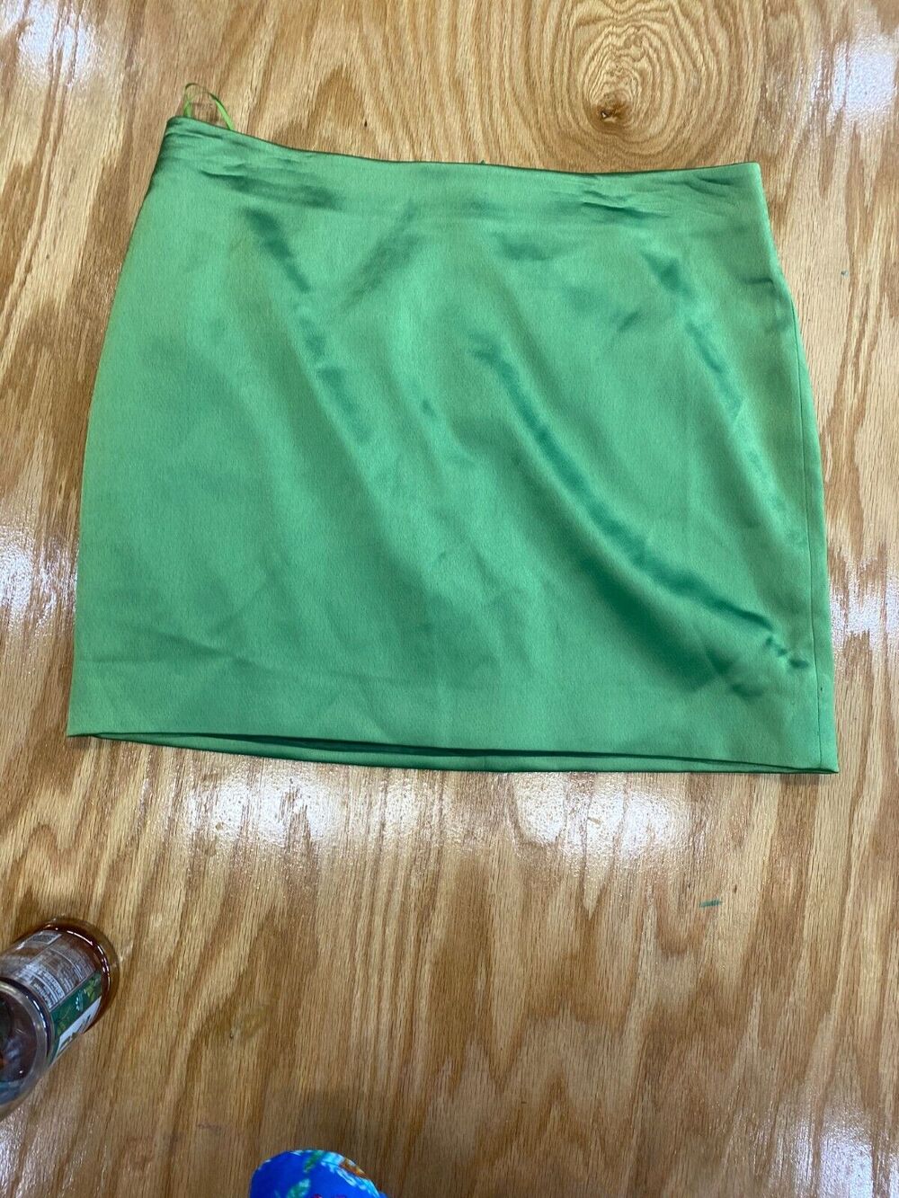 5a7 Cinq a Sept Mini Straight Skirts Women's 8 Green Hidden Zip B78
